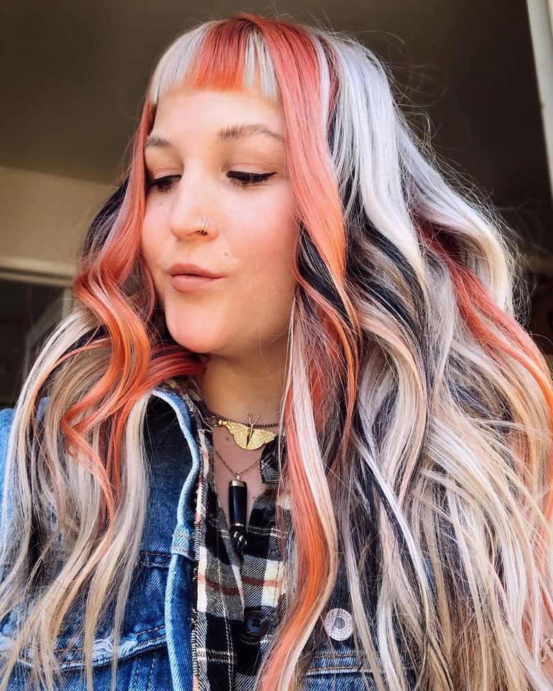 29. Multi-Tone Neon and Platinum Waves with Micro Bangs
