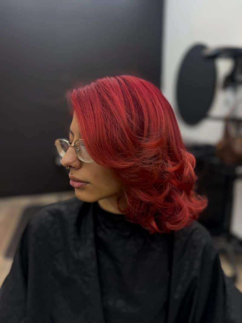 2. Neon Berry Layers