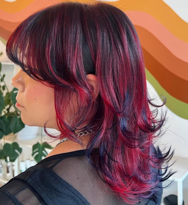 9. Neon Ruby Layers