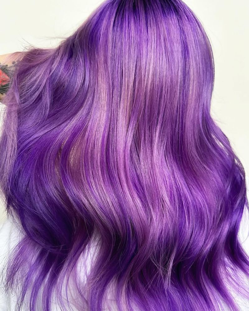 48. Neon Violet Waves