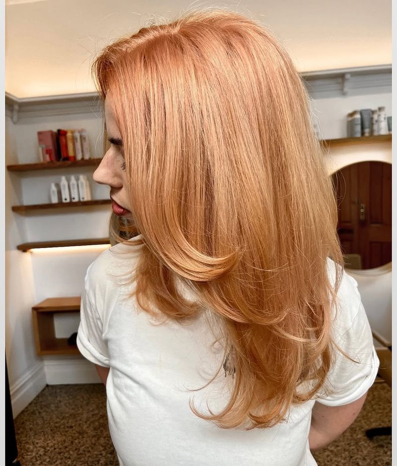 31. Pastel Apricot Layers