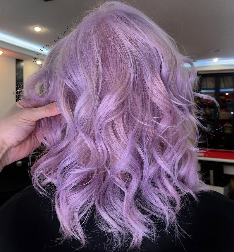 6. Pastel Lavender Waves