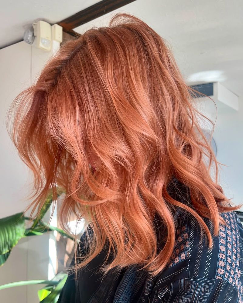 23. Peachy Copper Waves
