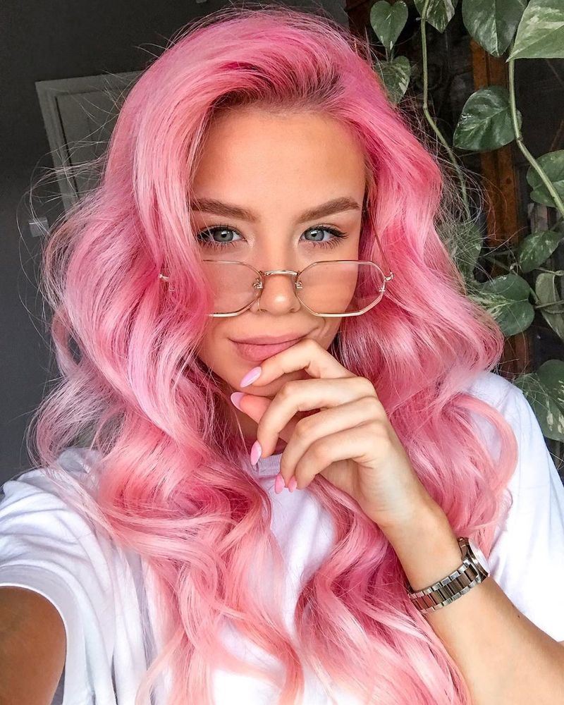 3. Peachy Cotton Candy Waves