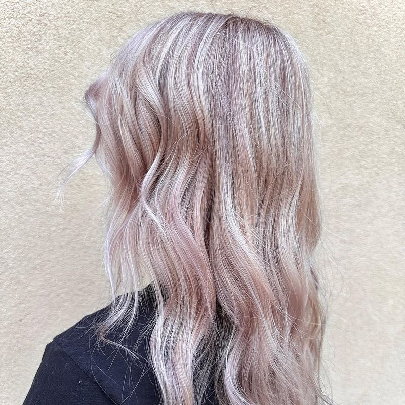 10. Pearlescent Lavender Waves