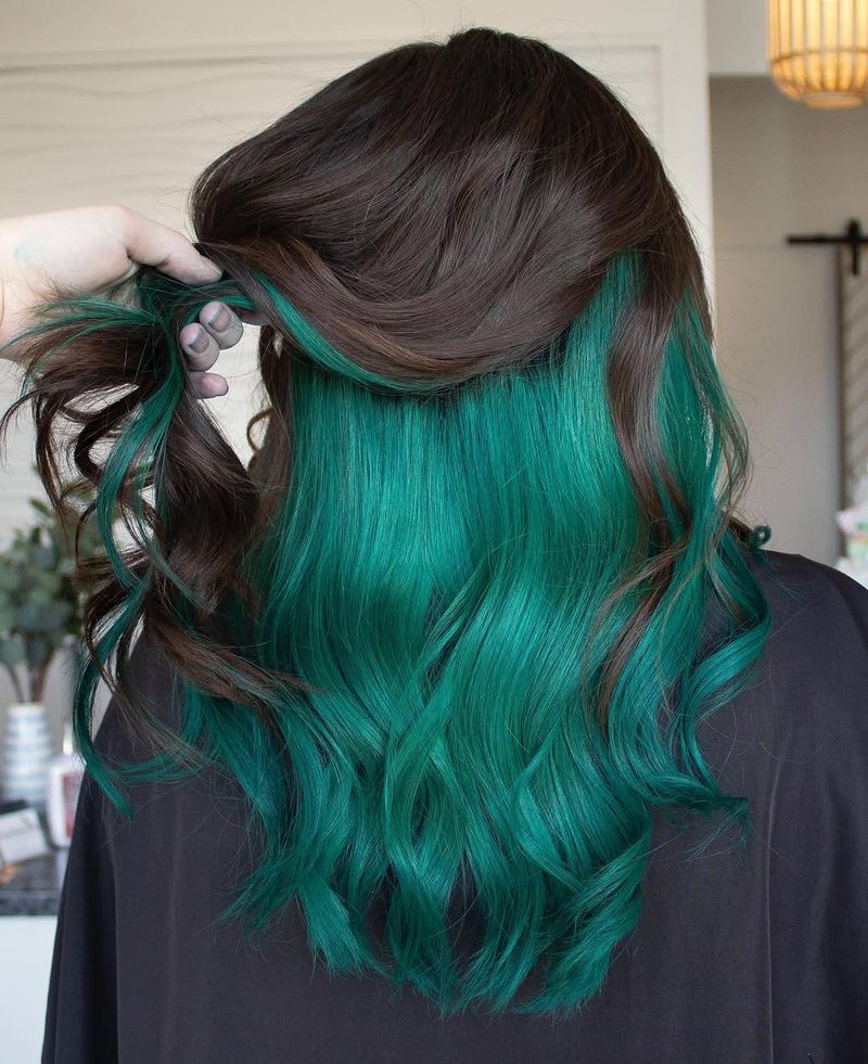 18. Peekaboo Teal Underdye