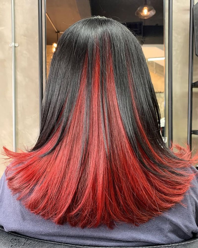 6. Peekaboo Under-Dyed Crimson