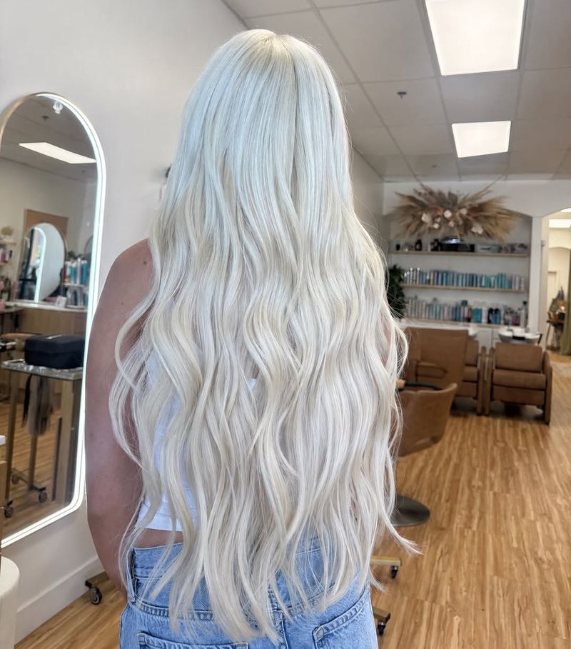 5. Platinum Rapunzel Waves