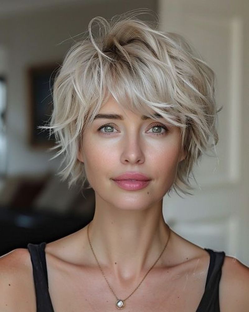 56. Platinum Shaggy Pixie Bob
