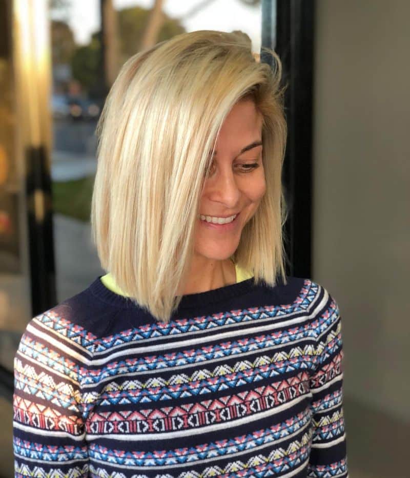 43. Platinum Side-Swept Lob