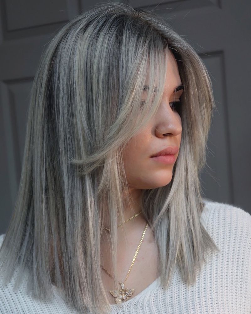 31. Platinum Silver Layered Cut
