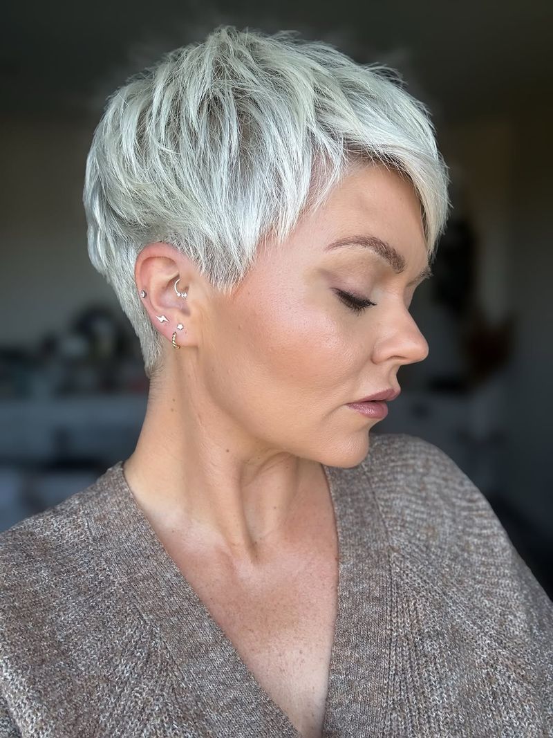 37. Platinum Silver Pixie