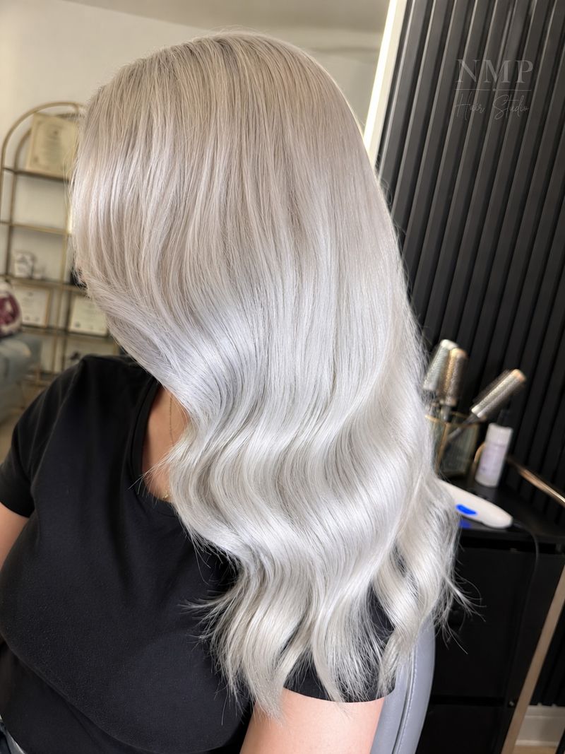 30. Platinum Silver Waves