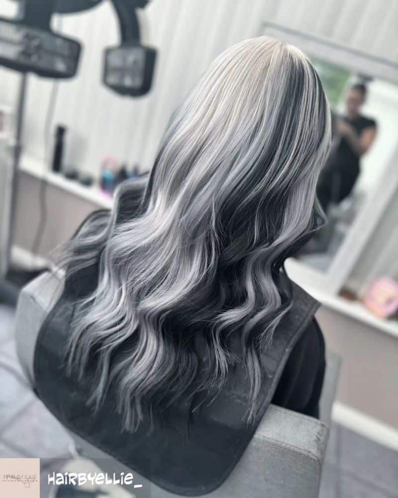 6. Platinum and Charcoal Waves