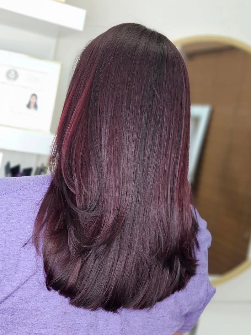 2. Plum Cascading Layers