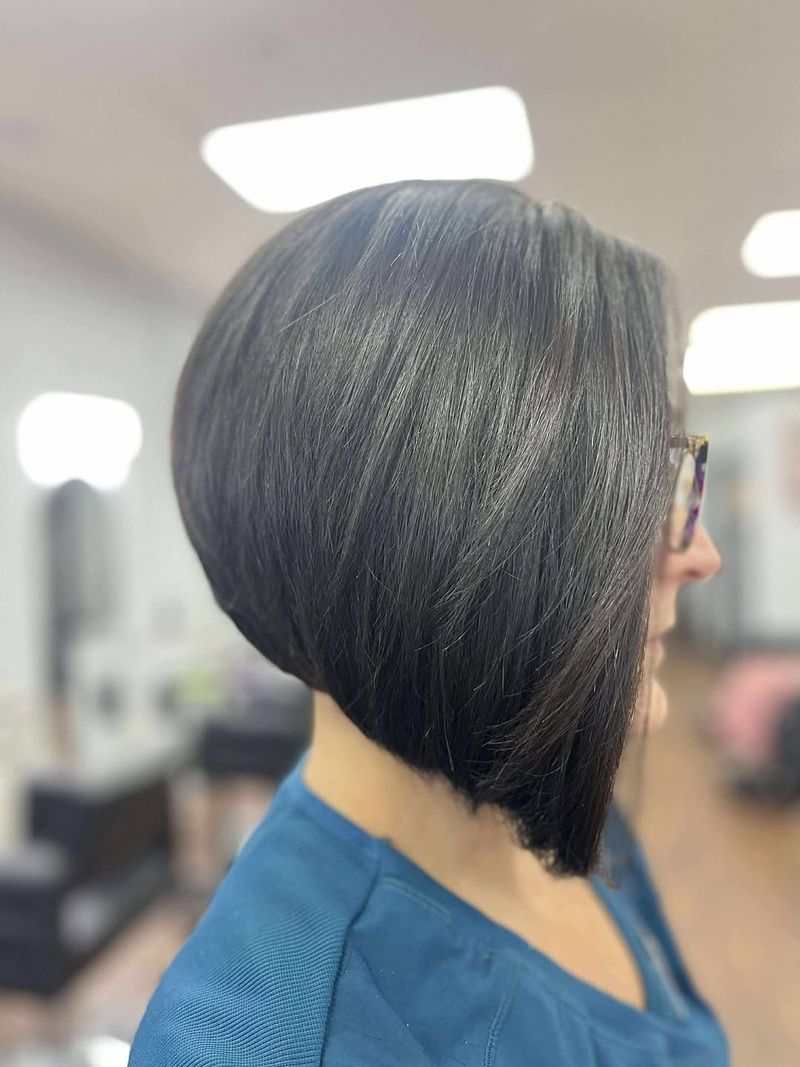 40. Precision Stacked Dark Bob