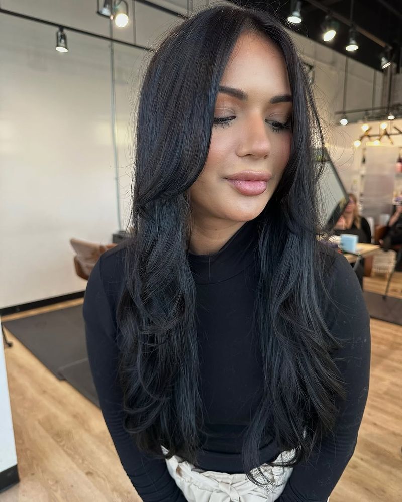 4. Raven Black Curled Tiers