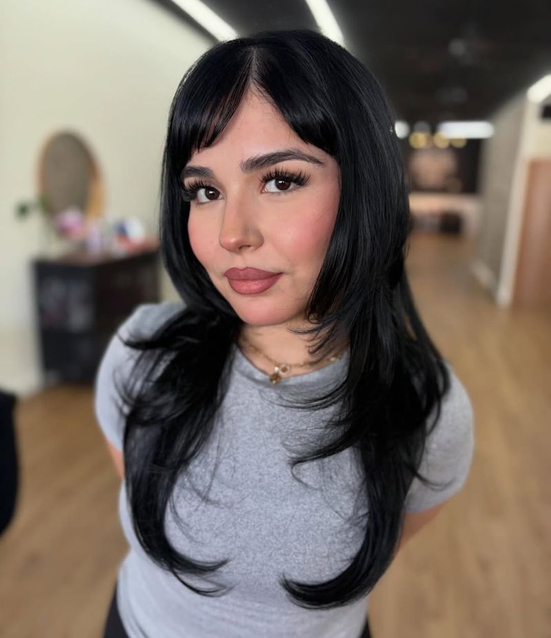 17. Raven Shag with Micro Bangs