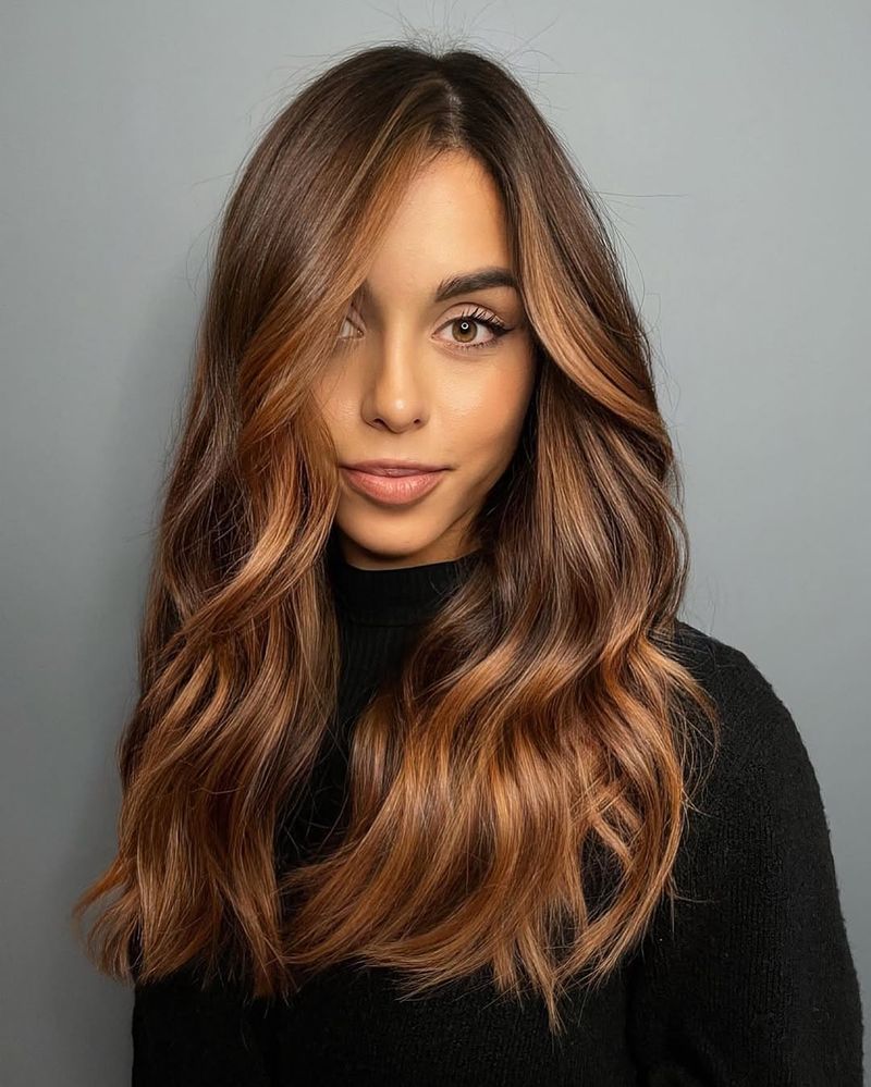 10. Rich Chestnut with Penny Highlights