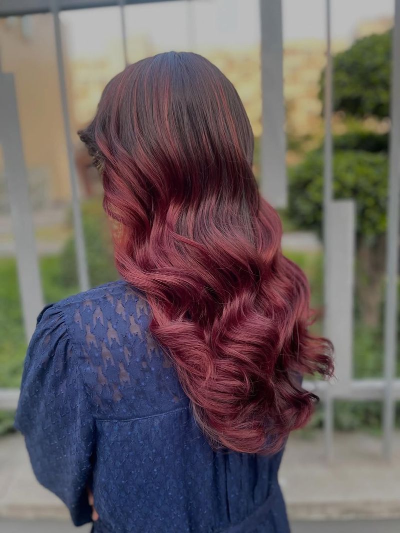 14. Root Melt Burgundy Waves