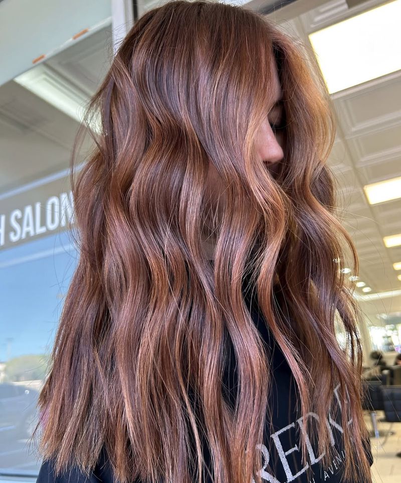 31. Rose Brown Waves