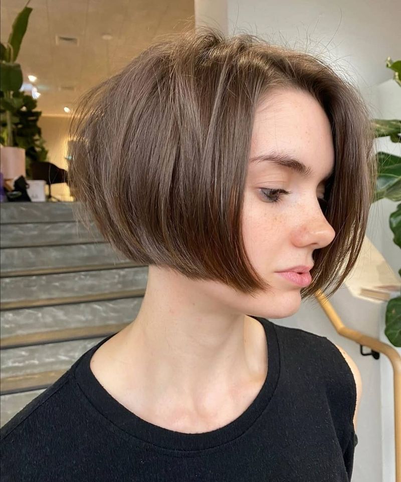 8. Rounded Inverted Bob