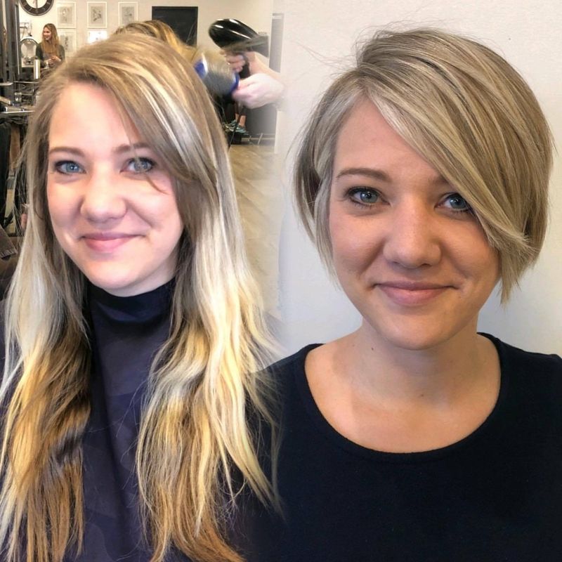 9. Side-Swept Asymmetrical Pixie Cut