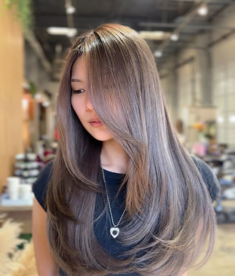 13. Silvery Ash Brown Layers