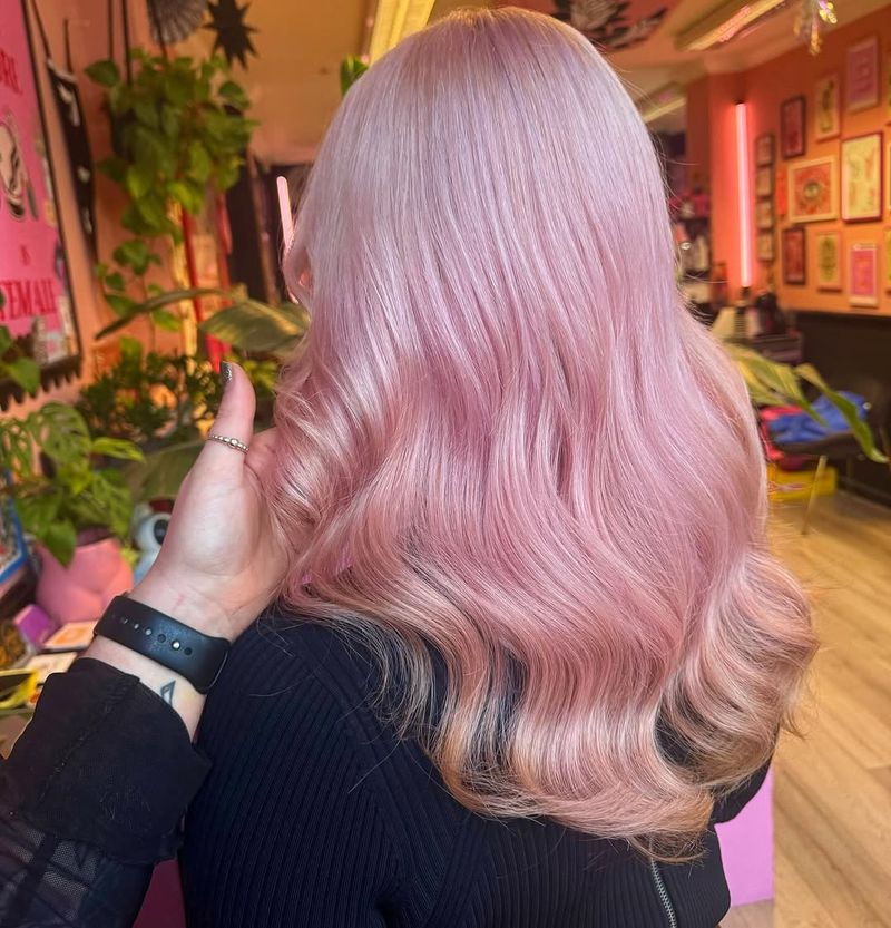 14. Silvery Rose Waves