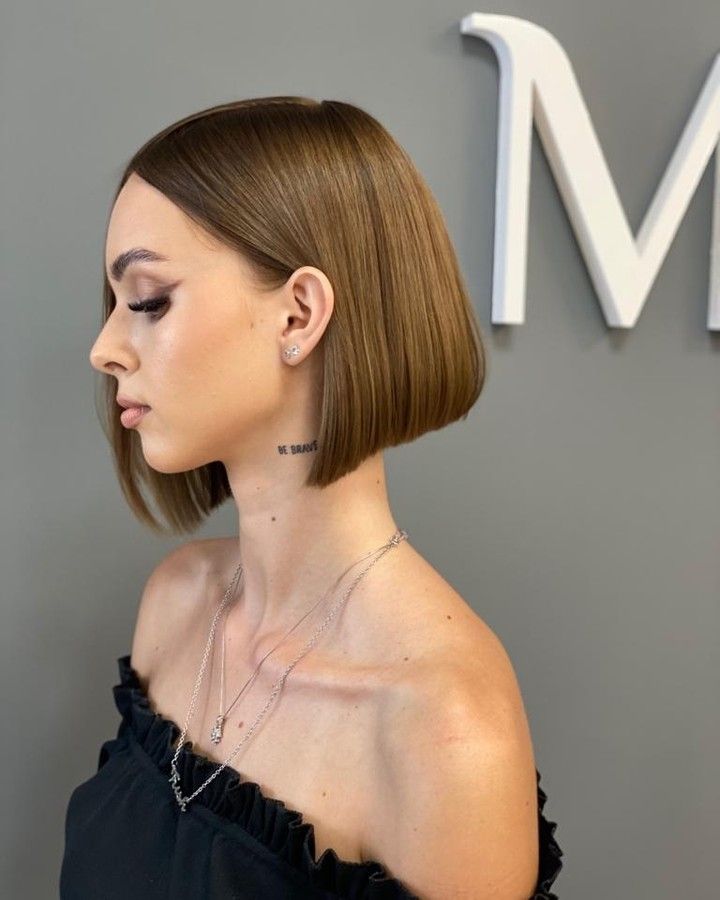 7. Sleek A-Line Bob