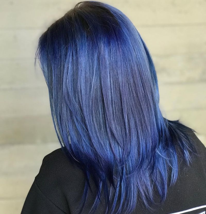 19. Sleek Cobalt Layers