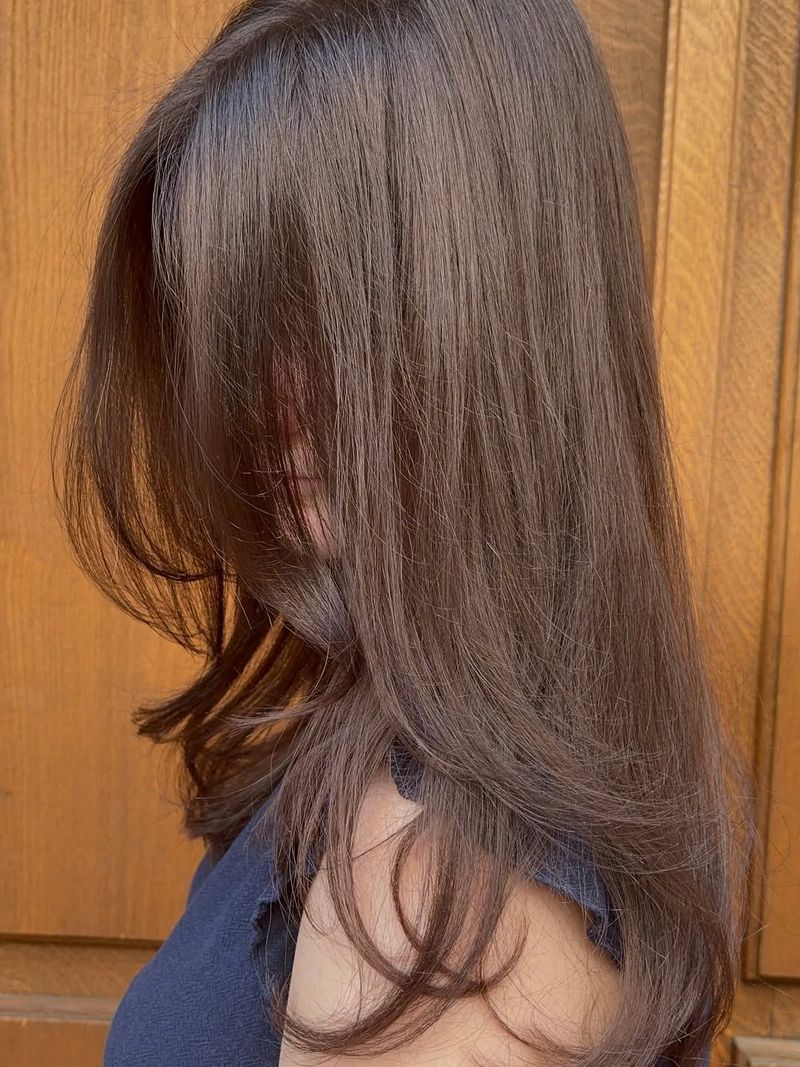 8. Sleek Layers with Cool Undertones