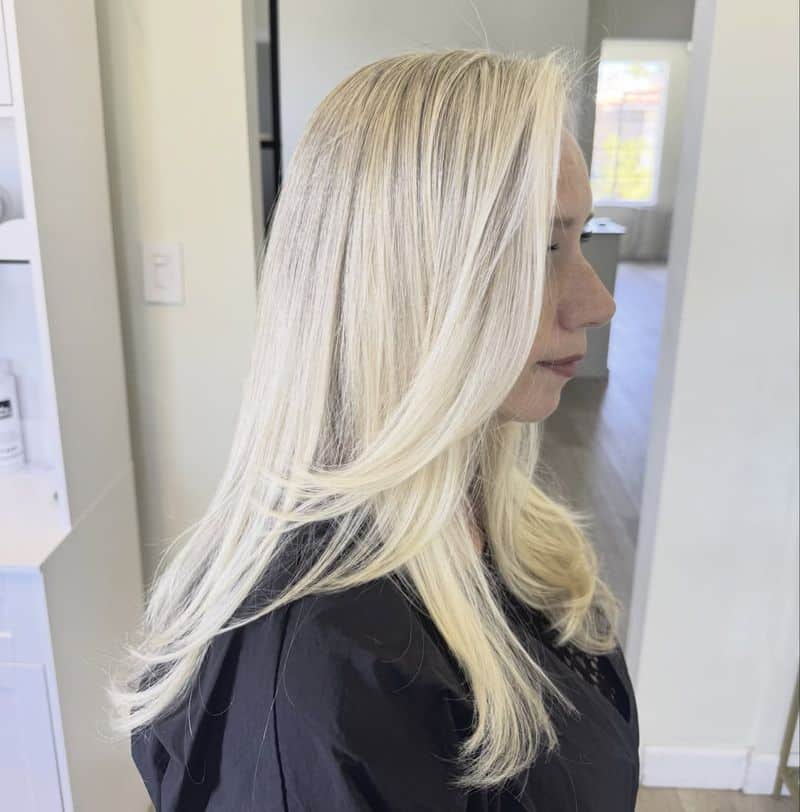 4. Sleek Lengths with Face-Framing Layers