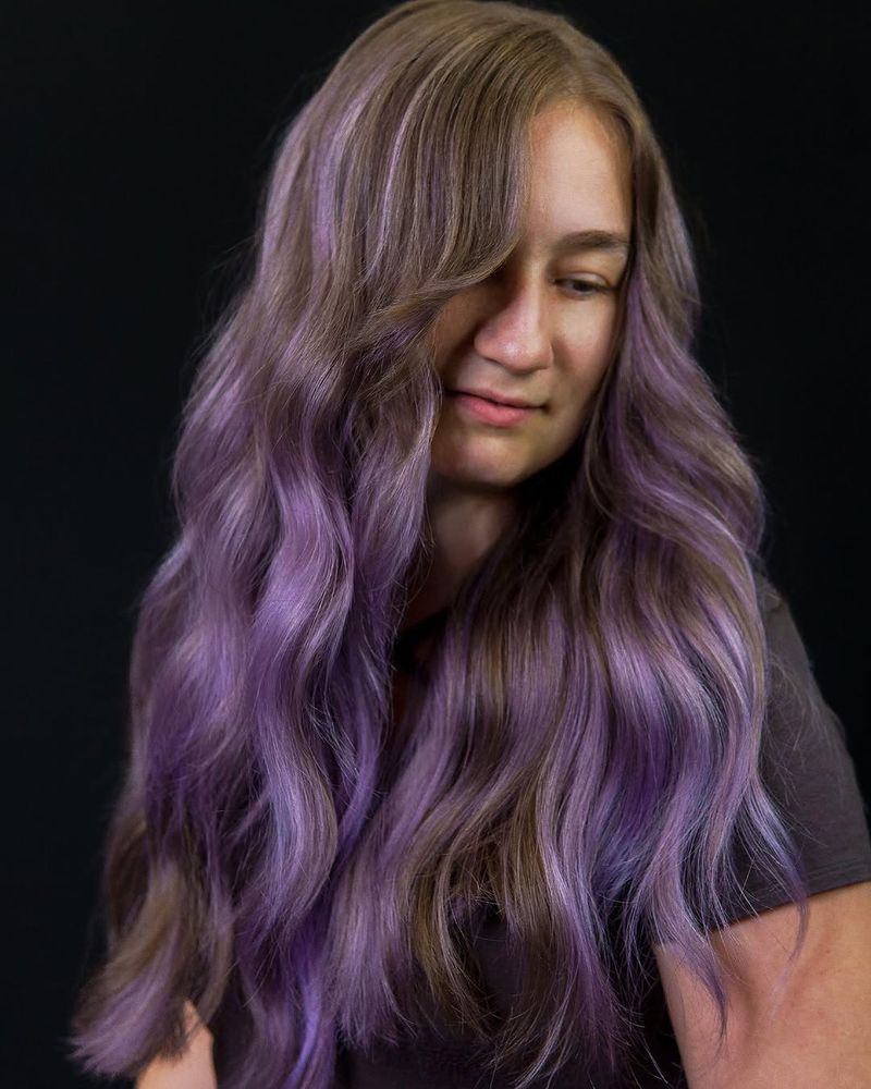 5. Smokey Brown and Lilac Sombre