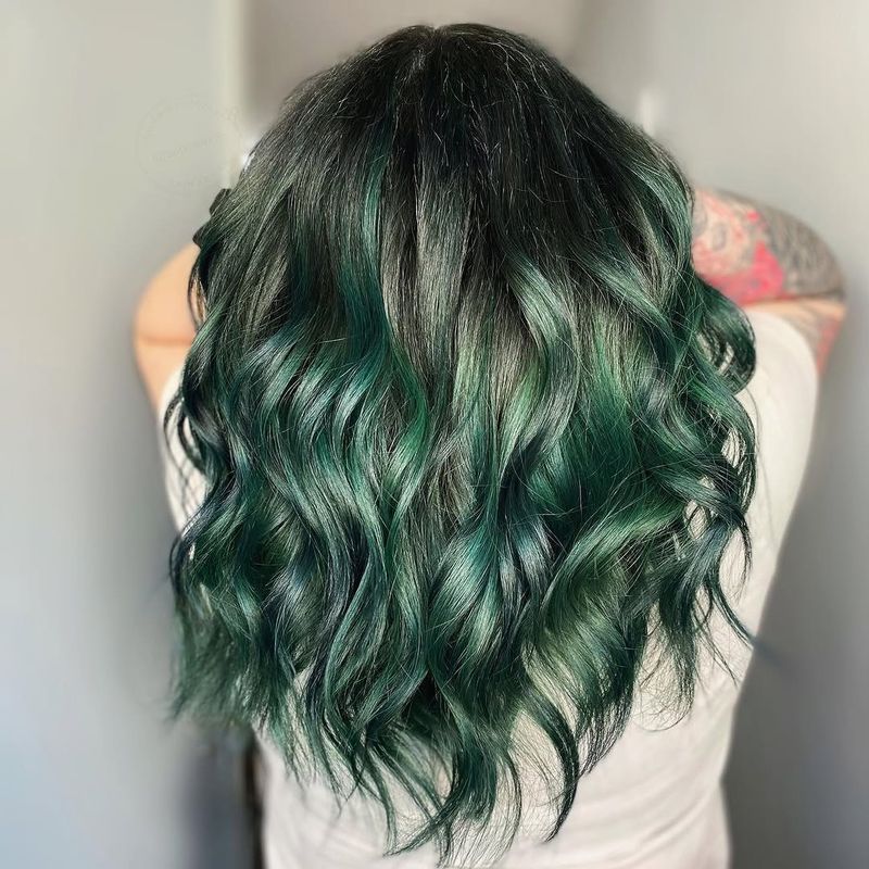29. Smokey Emerald Waves