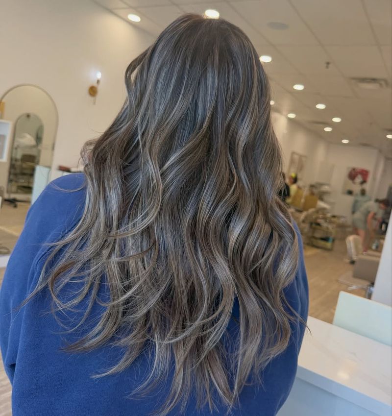 10. Smoky Balayage Waves