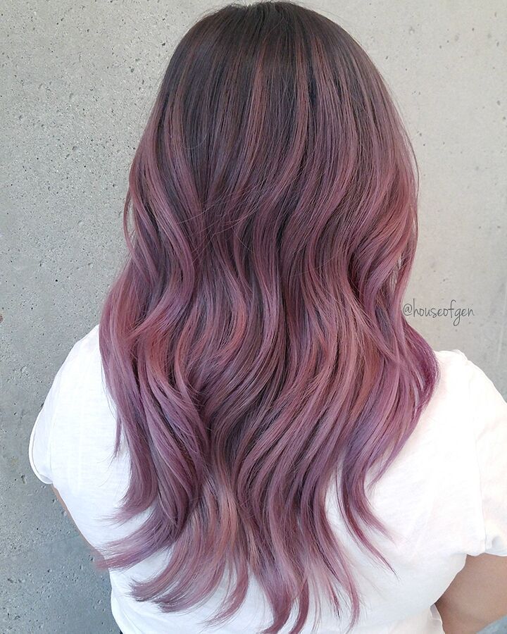 10. Smoky Lilac Roots with Lavender Waves