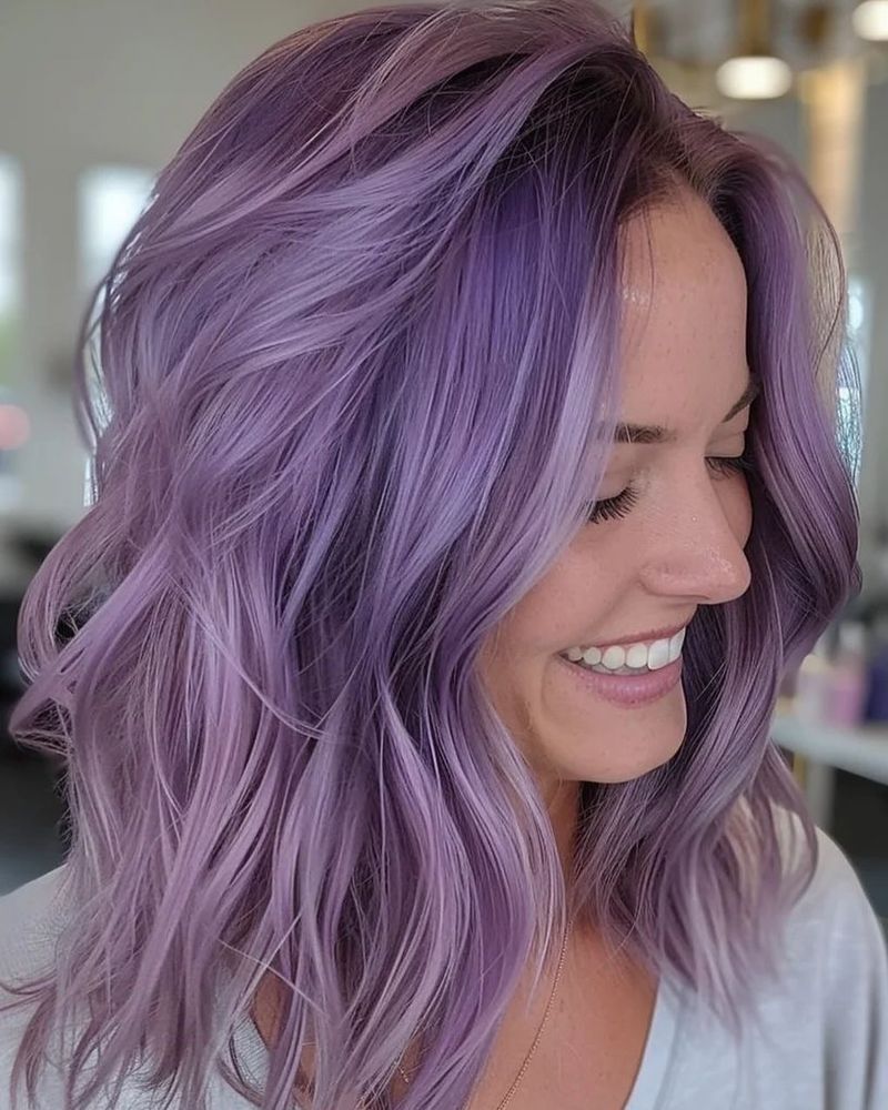 2. Smoky Lilac Waves