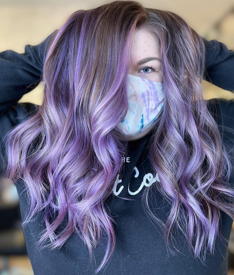 57. Smoky Violet and Chocolate Waves