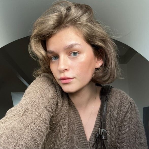 35. Soft Ash Blonde Sweeping Volume