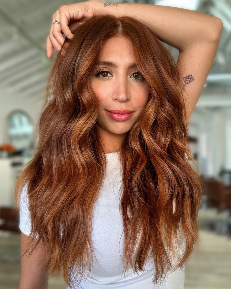 22. Soft Autumn Copper Waves