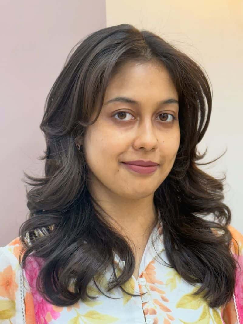 2. Soft Chestnut Blowout Layers