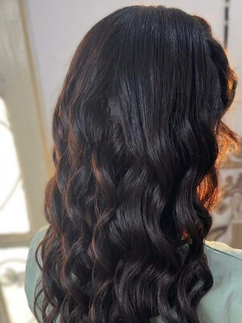 31. Soft Mahogany Waves