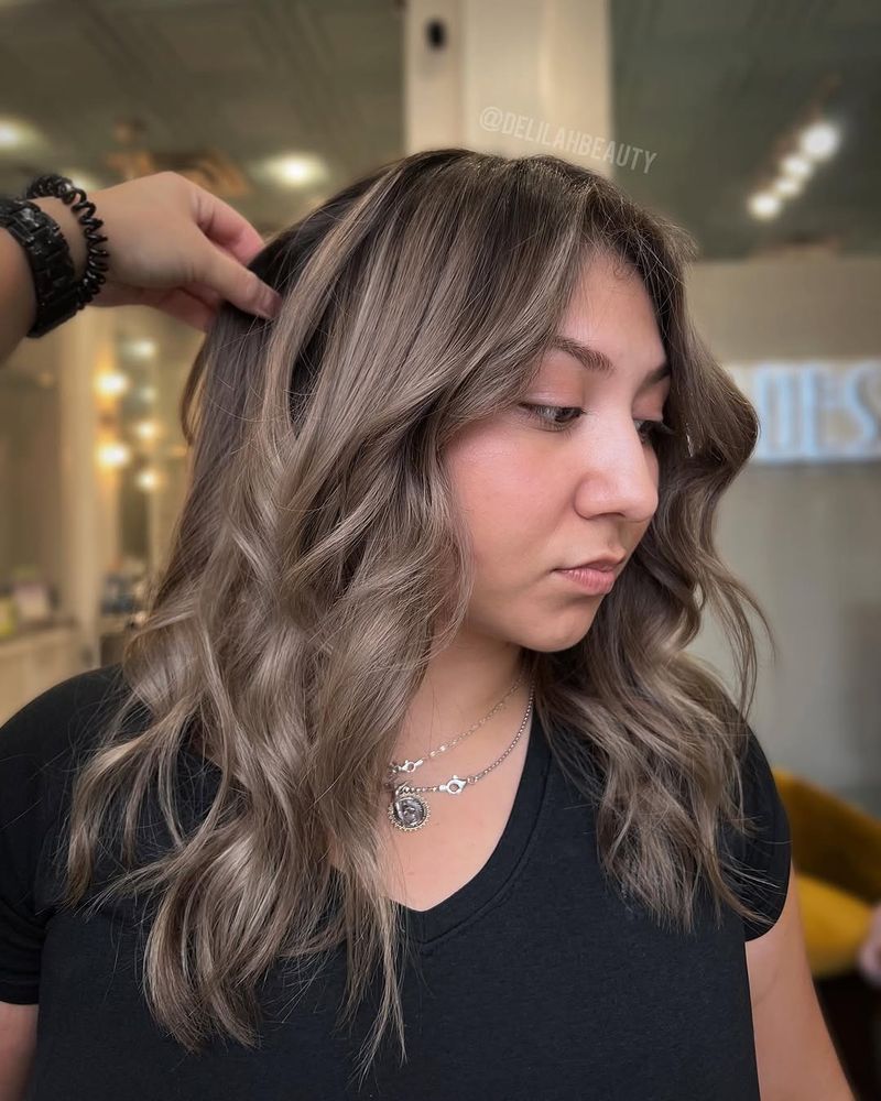 9. Soft Mushroom Brown with Subtle Highlights