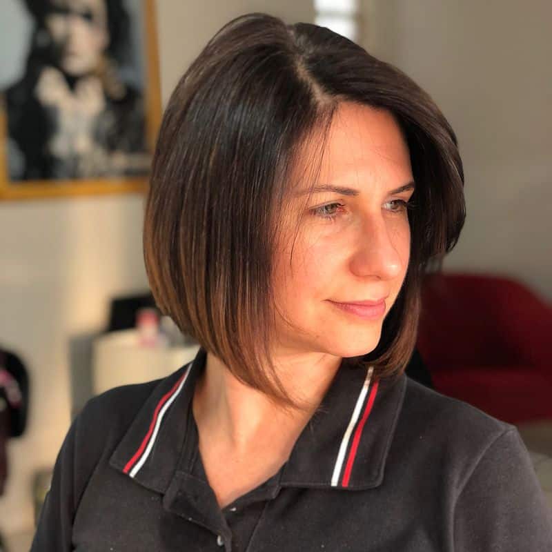 33. Soft Rounded Inverted Bob