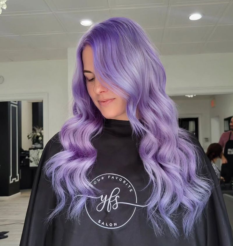 9. Soft Violet Waves