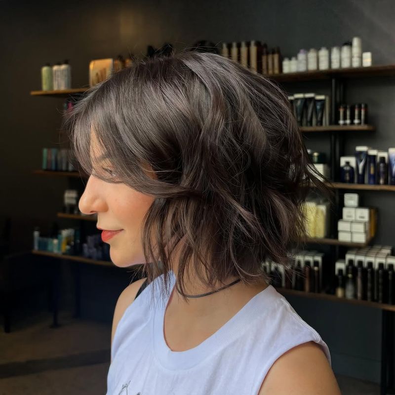 11. Soft Waves and Curtain Bangs