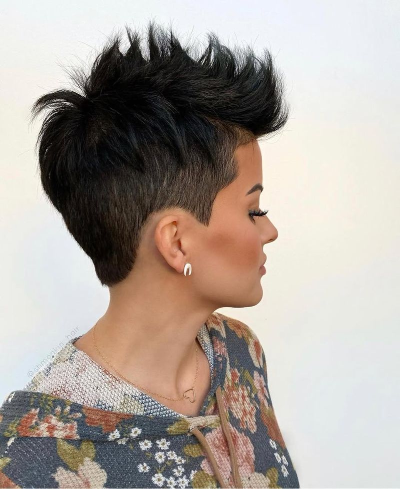 65. Spiked Mohawk Pixie