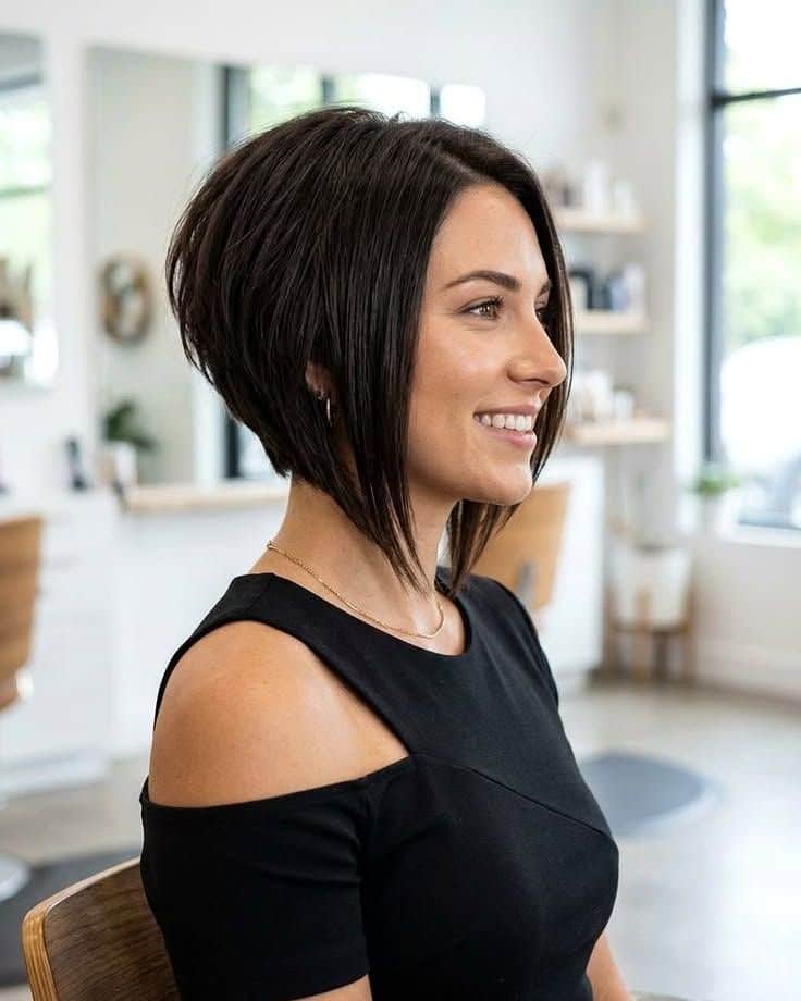 54. Stacked A-Line Bob