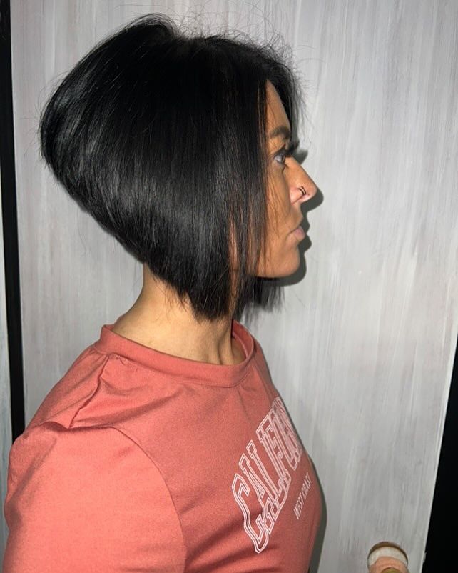 39. Stacked A-Line Inverted Bob